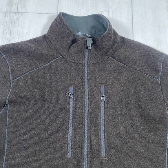 Kuhl Interceptr Jacket Mens Large Brown Fleece Full Zip Outdoor Hiking Travel - Picture 2 of 16